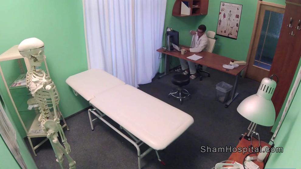 Doctor with cam fucks busty blonde pov