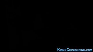 Creampied cuckolding slut