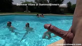 Pool orgy videos