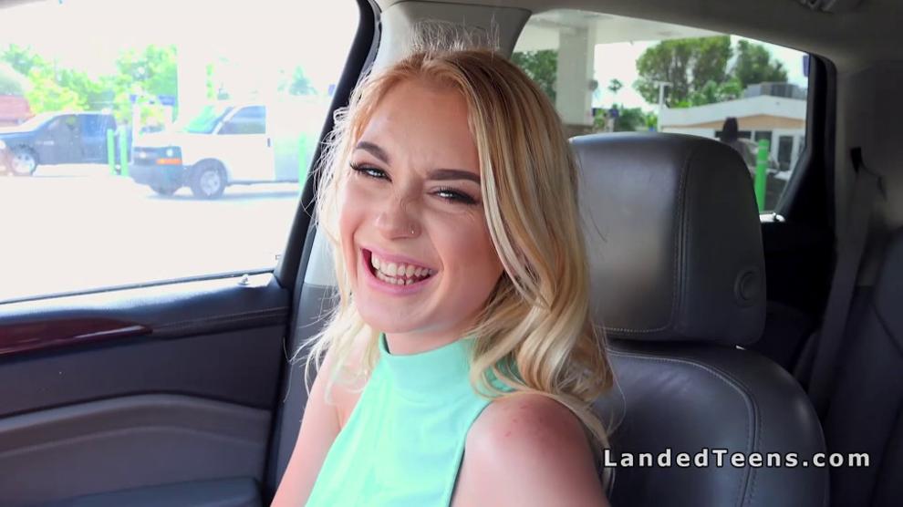 Perky tits teen bangs huge dick in car (Anastasia Knight)
