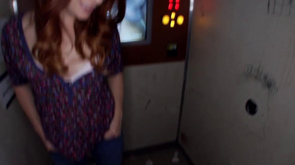 BANGBROS - Ginger gloryhole amateur jerking and sucking