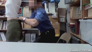 Officers bigcock fuck teen pussy on special holiday