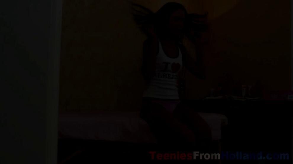 Smalltits teen creampied - video 1