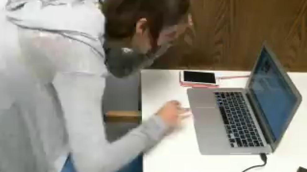 sexy office girl has multiple orgasms on cam