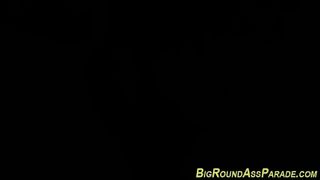 Big assed ebony railed