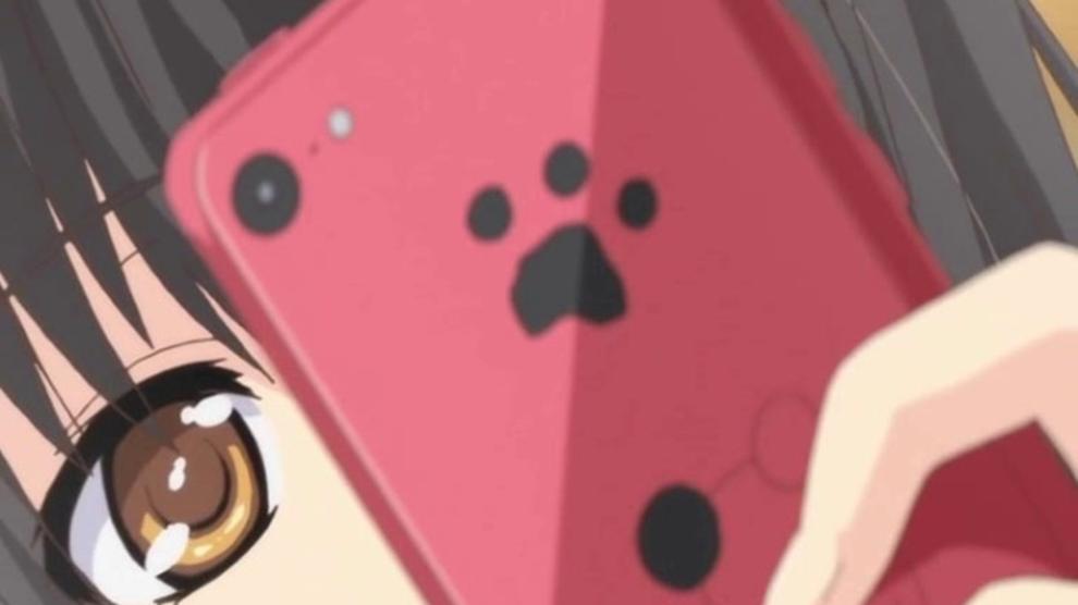 Japanese anime schoolgirl gets squeezing her tits and fingering clitoris