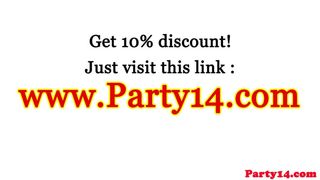 PARTYHARDCORE - European party teens sucking dicks closeup