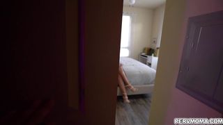 Horny stepmom plays with her stepsons young cock (Richelle Ryan)