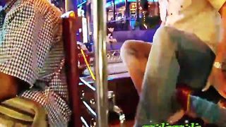 Thai Girl take Big White Cock