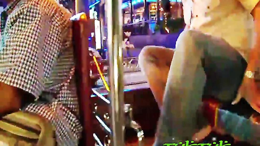 Thai Girl take Big White Cock
