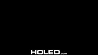 HOLED Roped BACKDOOR pounding with tiny SPINNER