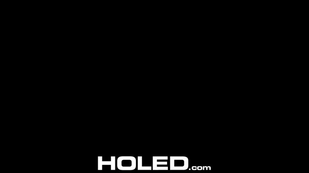 HOLED Roped BACKDOOR pounding with tiny SPINNER