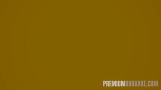 Premium Bukkake - Michelle swallows 74 huge mouthful cumshots