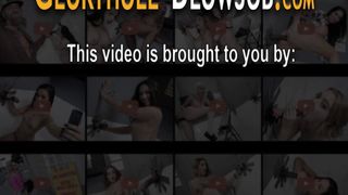 Buxom whore sucks wam black rod