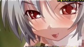 Sweet Sara swallows cum anime teen