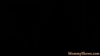 Stepdaughter beauty toys with her stepmom