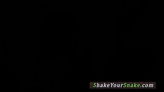 SHAKE THE SNAKE - Lingerie girlfriend sucking dick before sex