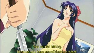 Hottie futagirl slamming hard a virgin in threesome