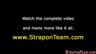 Femdomina strapon gags
