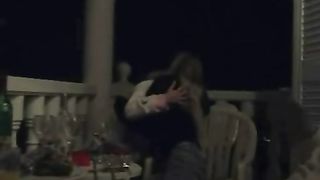 amateur lesbians at a party