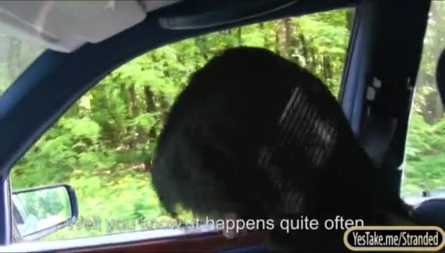 Teen slut Belle hitch hikes and nailed
