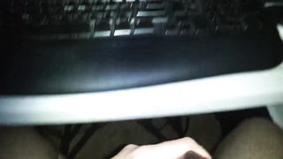 Sucked Off While Wearing a Condom