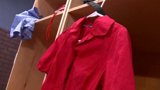 BRAZZERS - Cheerleader femdoms cockriding in lockerroom