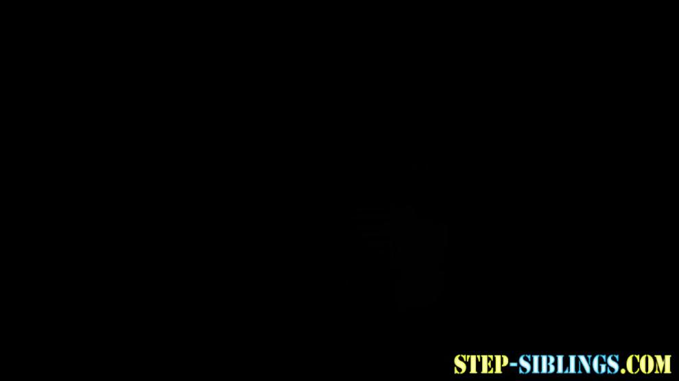 Voyeuristic teen stepsis facialized