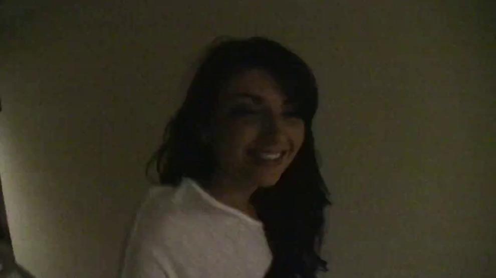 Brittney Jones brings her date back to her hotel room