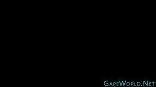 Teens gaping butt screwed