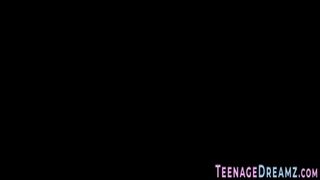 Teenager on all fours railed
