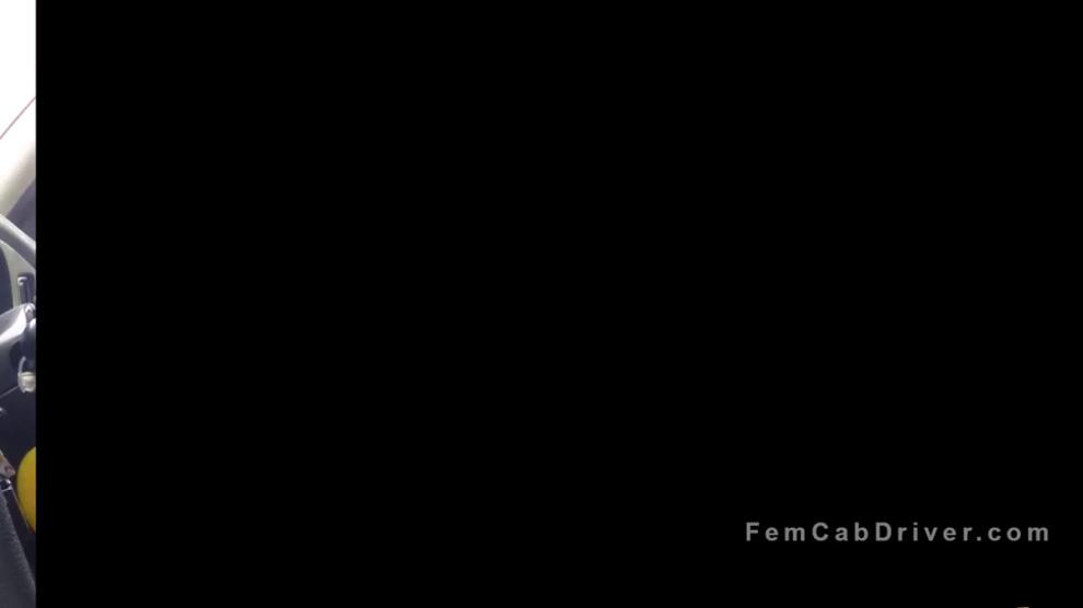 Big black cock into blonde cab driver
