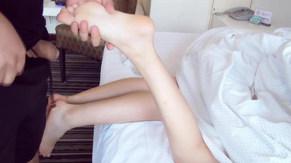 Free HD 2 Chinese School Teens Gave Me Footjob with Their White Feet with  HUGE CUMSHOT Porn Video