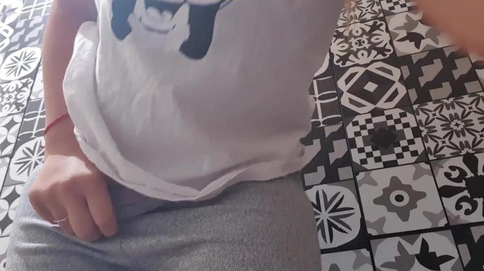 Shopping masturbation. Baby outdoors very horny play with pussy