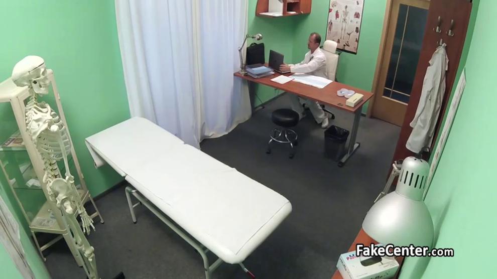 Tattooed pussy fucked by doctor