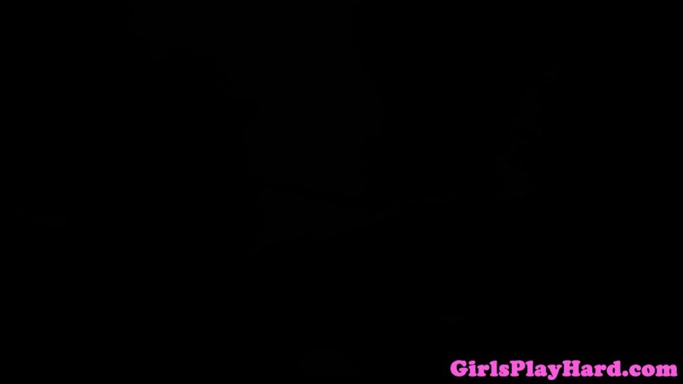 Busty model pussy licks tattooed lesbian