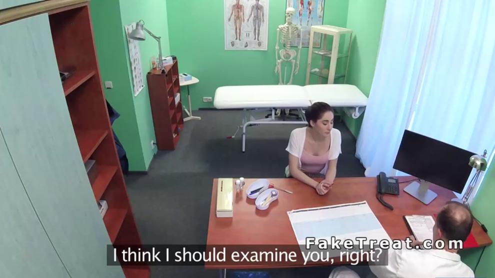 Horny patient pounds doctor till jizz