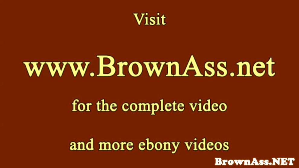 Petite booty ebony watching bigass pal fuck