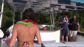 NEBRASKACOEDS - wild naked hula party in party cove lake ozarks missouri