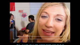 College Sorority girls hit a frat party and start an orgy