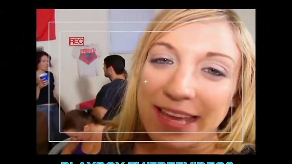College Sorority girls hit a frat party and start an orgy