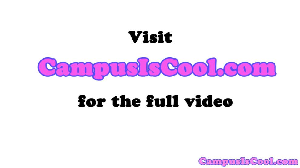 College teens pussylicking in dorm