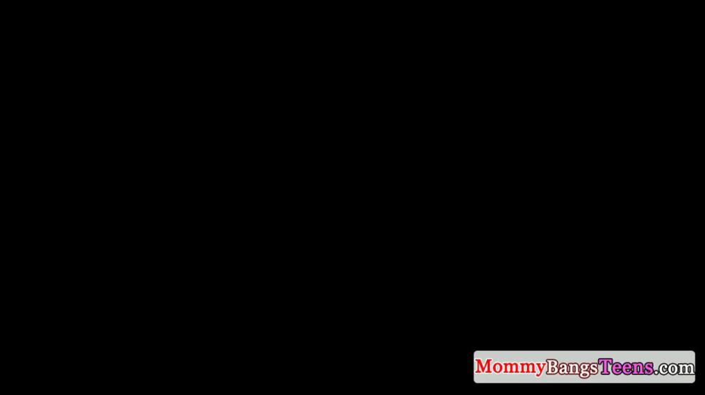 Milf and teen with big tits sharing cock