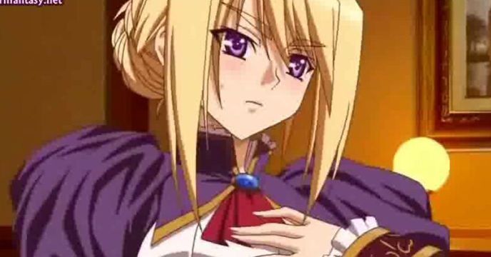 Free HD Blonde anime minx with round tits - video 1 Porn Video