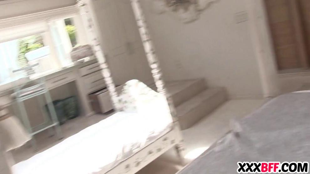 XXX BFF - Lesbian MILF punishing teen burglars
