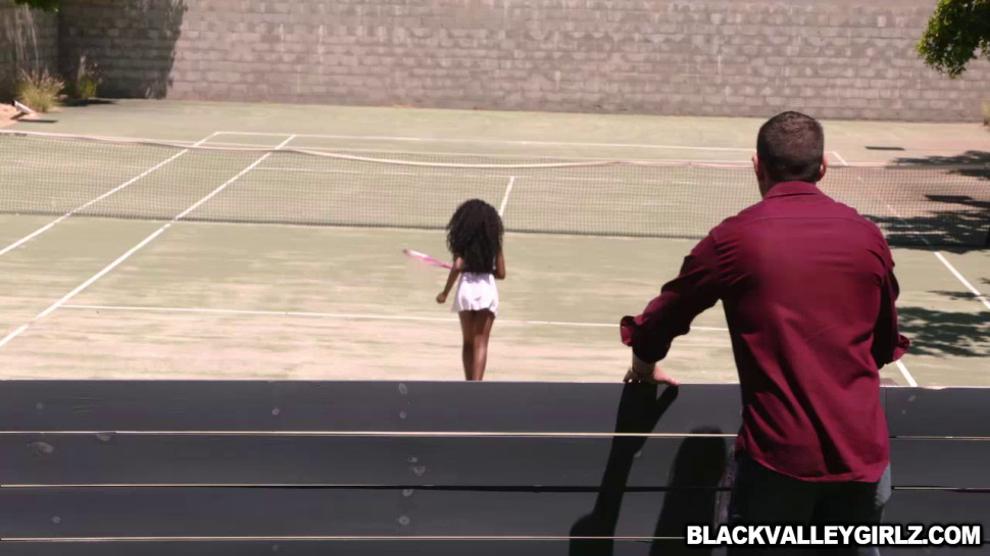 Ebony stepdauhter Daya Knight bangs with stepdad
