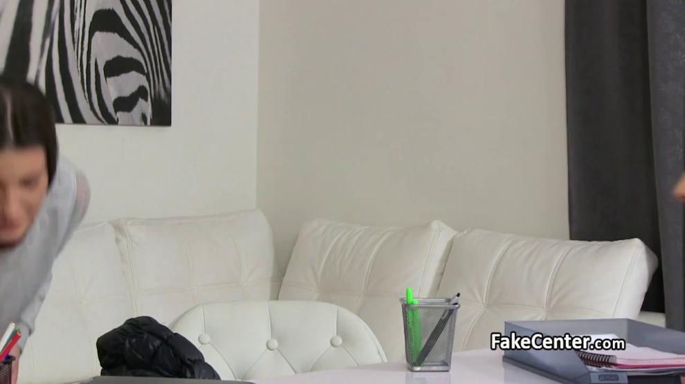 Lingerie lesbian takes over casting