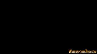 Pee soaked les fingering