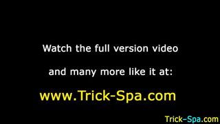Lesbian poolside masseuse