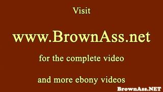 Brown teenager discovers white cock
